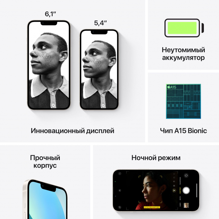 Apple iPhone 13 mini 512GB сияющая звезда