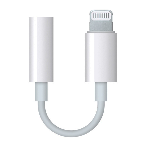 Переходник для iPod, iPhone, iPad Apple Lightning to 3.5mm Headphone Adapter (MMX62ZM/A)